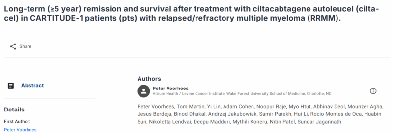 Myeloma Abstract