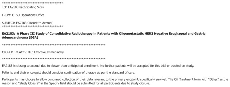 EA2183 Trial