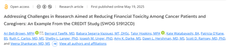 CREDIT Study