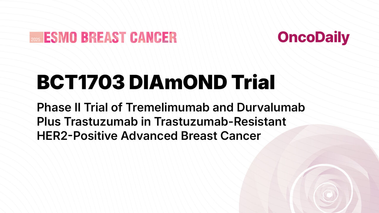 DIAmOND Trial at ESMO Breast 2025 Shows Activity of Durvalumab and Tremelimumab in Trastuzumab-Resistant HER2 Positive Breast Cancer