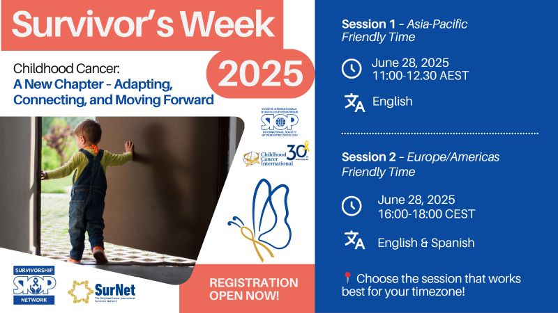 SIOP Releases Agenda for Childhood Cancer Survivor’s Week Event