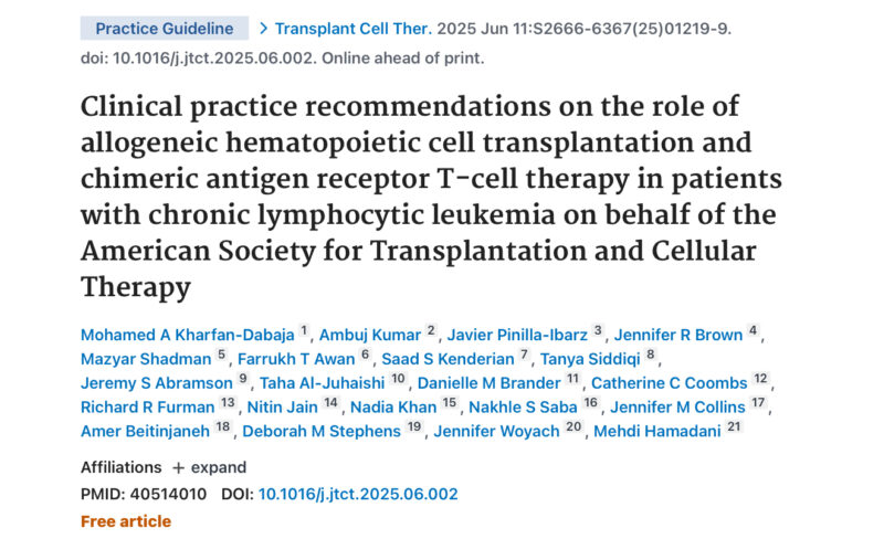 Clinical Practice Recommendations