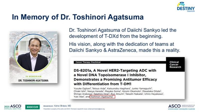 Kohei Shitara presentation at ASCO 2025