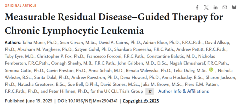 Residual Disease-Guided Therapy