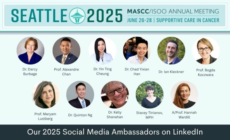 MASCC Thanks 2025 Social Media Ambassadors for Contributions During Annual Meeting
