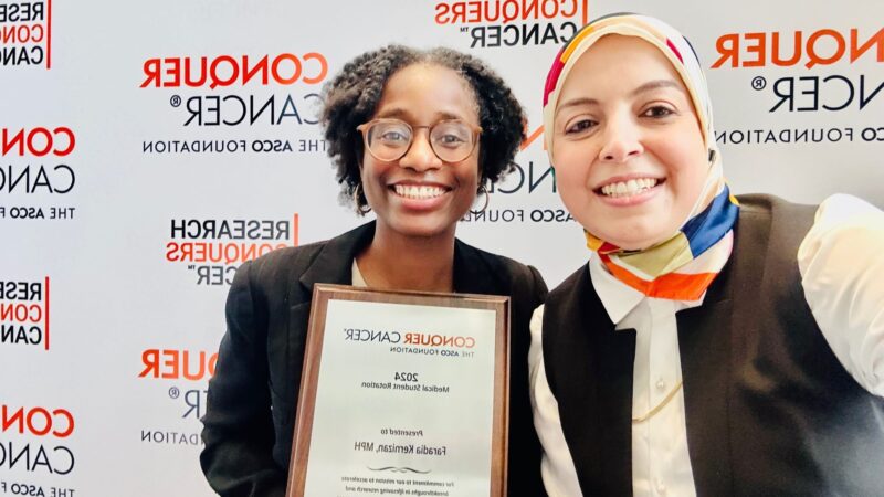 Reham Abdel-Wahab: Proud Mentor Moment – Faradia Kernizan is the Recipient of the 2024 ASCO MSR Award