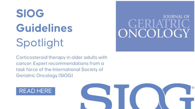 New SIOG Guidelines on Safe Corticosteroid Use in Older Cancer Patients