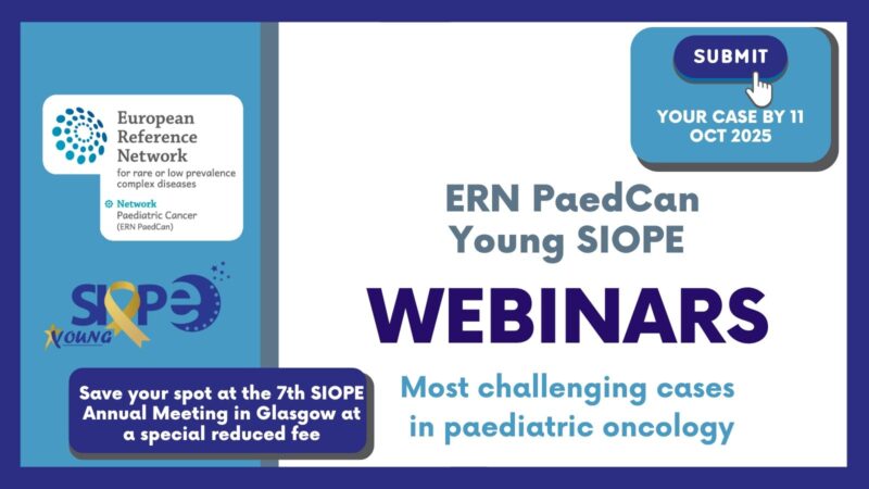 The ERN PaedCan and Young SIOPE Webinar Series Continues in 2026 – SIOPE