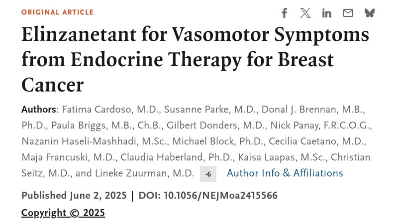 Elinzanetant case study