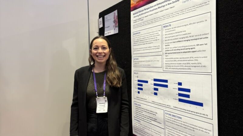 Annie Wong: Congrats Dr Ros Poulgrain for Presenting New Zealand Clinicians’ Perspective on IO Toxicity Management