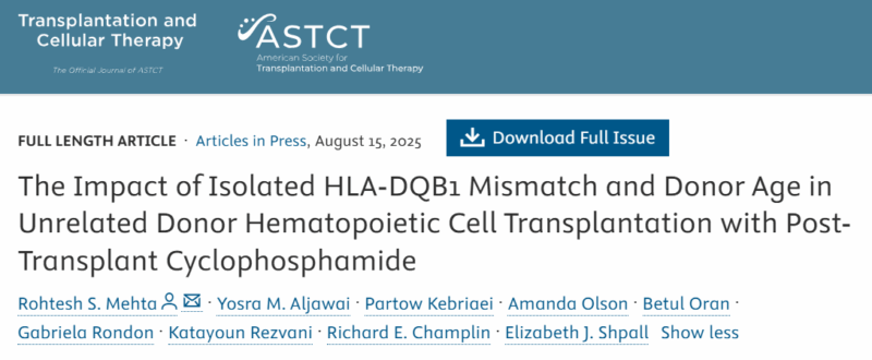 HLA-DQB1 Mismatch