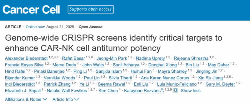 CAR-NK Cell Therapy
