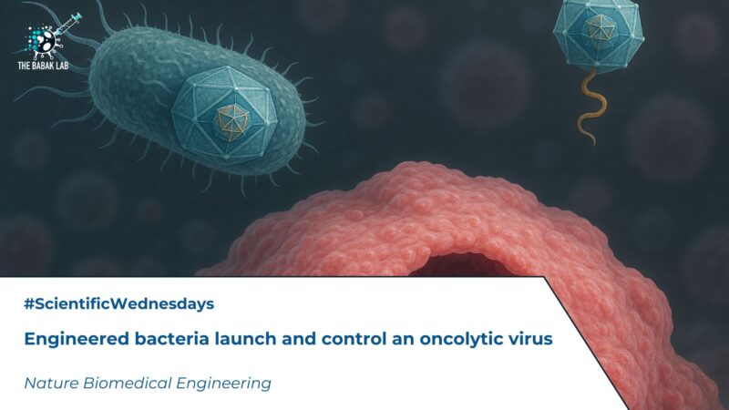 The Babak Lab Spotlights Synthetic Bacterial-Viral System for Targeted Cancer Therapy