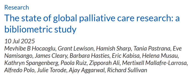 global palliative care research
