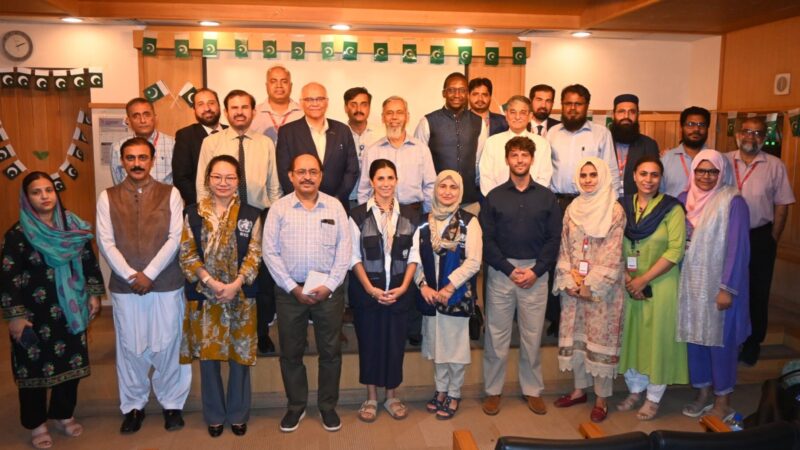 Honored to Host WHO and St. Jude Children’s Research Hospital – The Indus Hospital