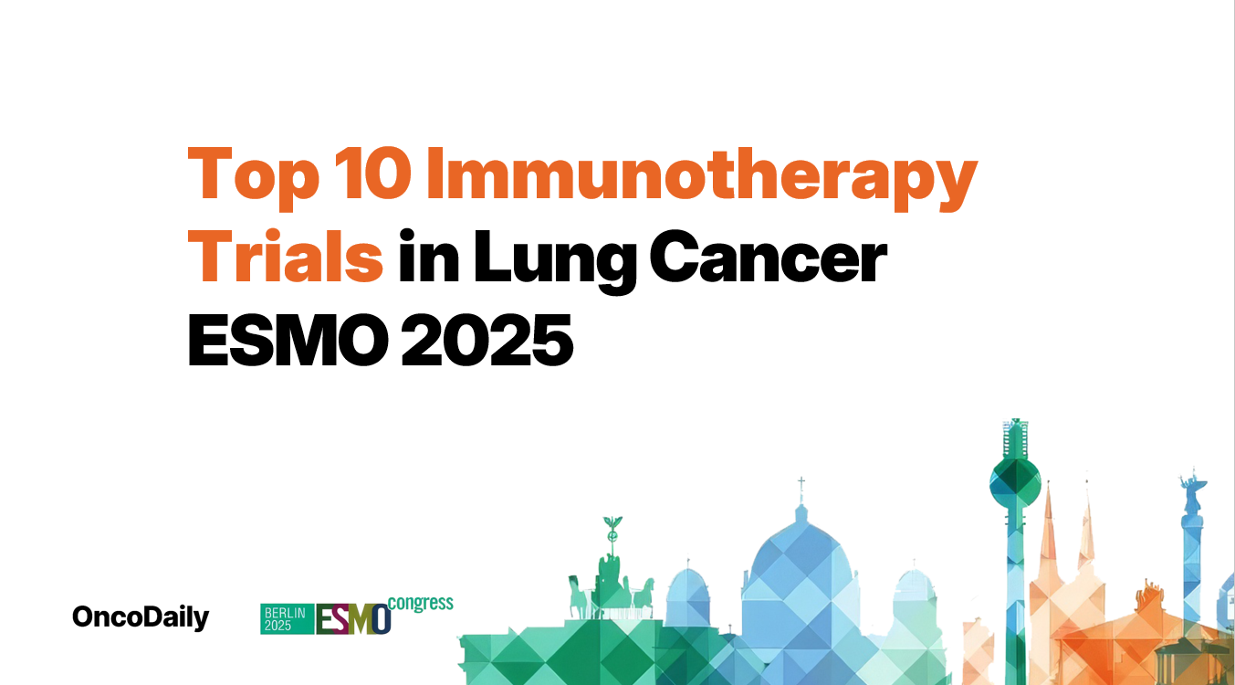 lung cancer immunotherapy trils esmo 2025