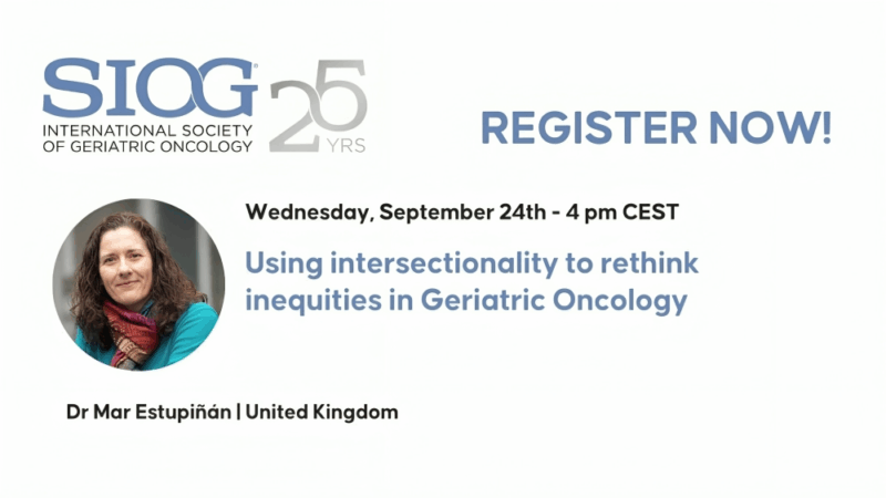 Using Intersectionality to Rethink Inequities in Geriatric Oncology – SIOG