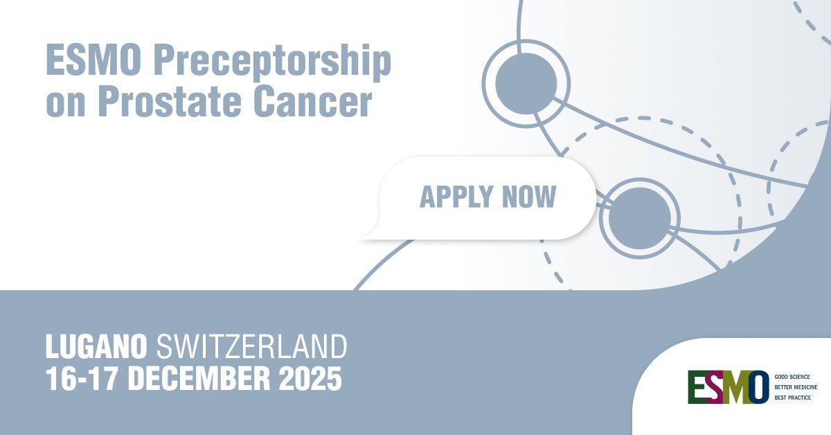 ESMO, Preceptorship on Prostate Cancer