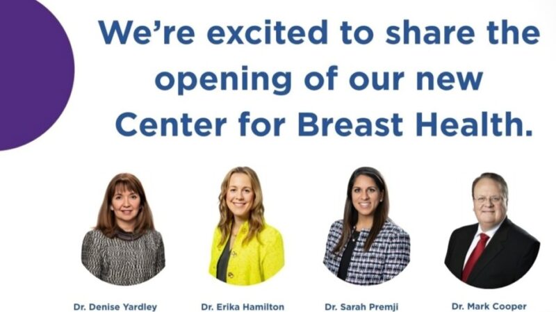 Erika Hamilton: SCRI Oncology Partners Opens New Center for Breast Health