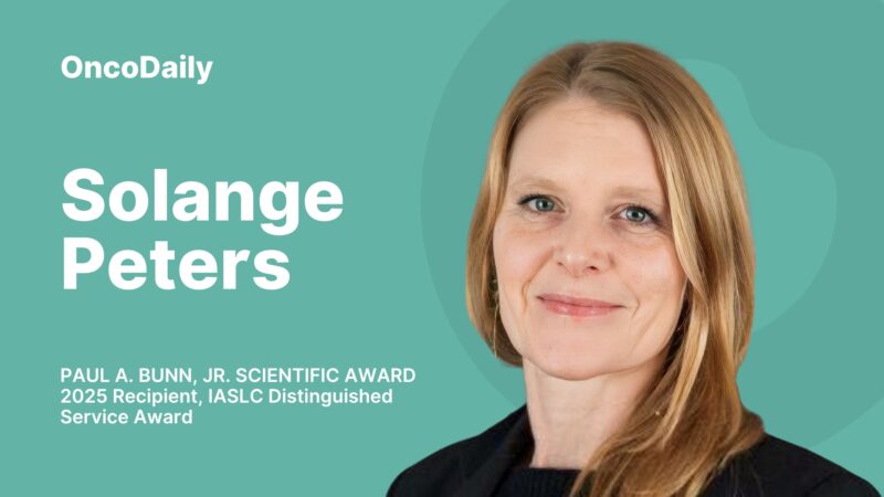 Solange Peters Honored with the IASLC Paul A. Bunn, Jr. Scientific Award 2025