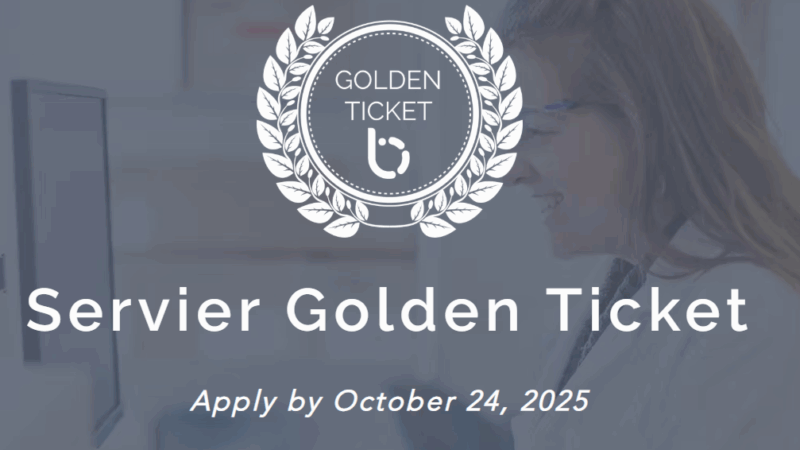 Applications for The Servier Golden Ticket 2025 are Still Open