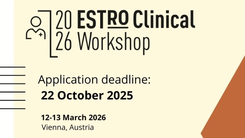 The First-Ever ESTRO Clinical Workshop Is Coming to Vienna