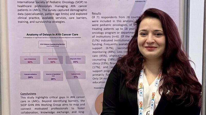 Ruzanna Papyan’s Work on AYA Cancer Care at SIOP 2025 – Immune Oncology Research Institute