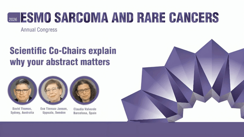 ESMO Announces Call for Abstracts for Sarcoma and Rare Cancers 2026