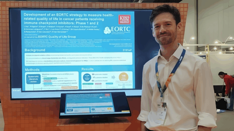 Louis Fox: Glad to Present our EORTC Work on Developing Reliable HRQoL Measures for Immuno-Oncology