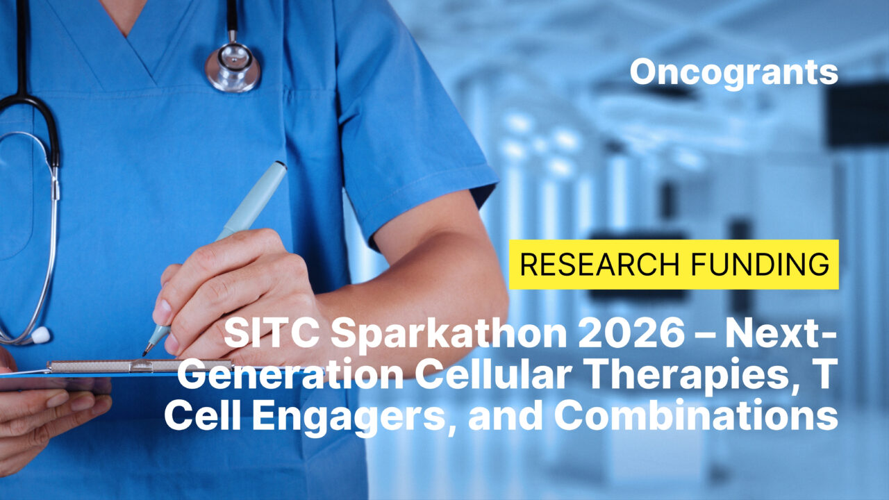 SITC Sparkathon 2026 – Next-Generation Cellular Therapies, T Cell Engagers, and Combinations