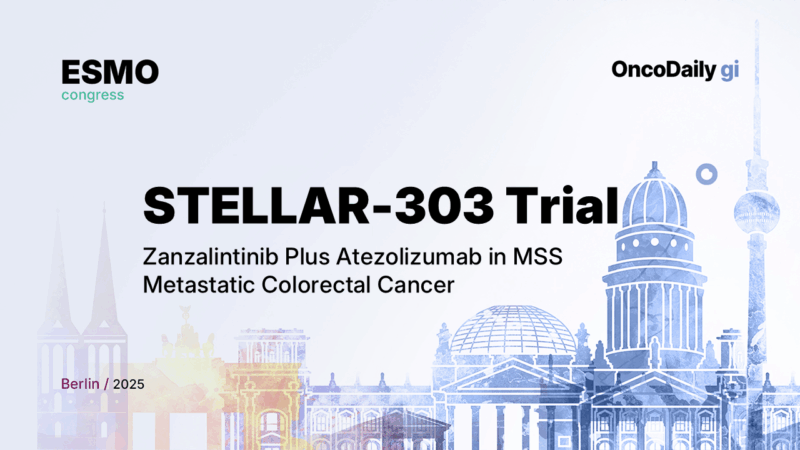 STELLAR-303 Trial at ESMO 2025: Zanzalintinib Plus Atezolizumab in MSS Metastatic Colorectal Cancer