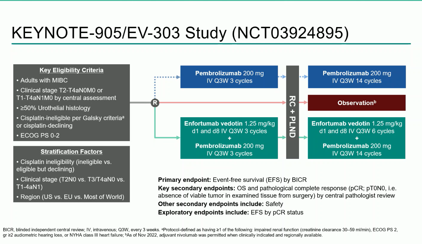 KEYNOTE-905/EV-303 trial
