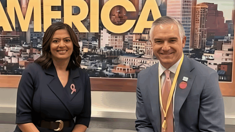 Shane Jacobson: On Good Morning America with Dr. Alpa Patel to Kick Off Breast Cancer Awareness Month