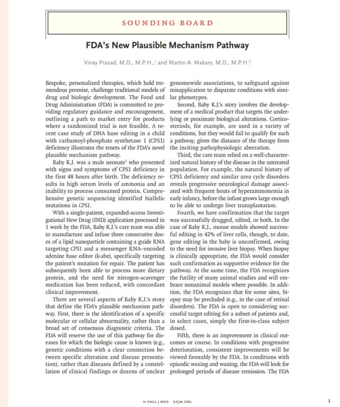 Plausible Mechanism Pathway