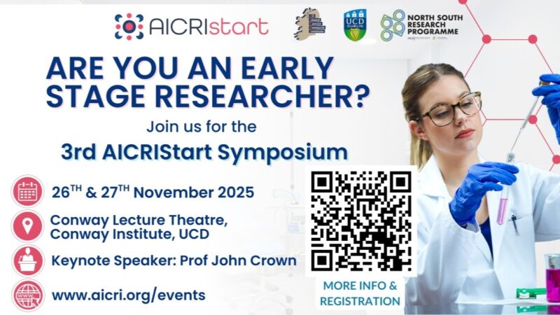 3rd AICRIstart Symposium: Advancing All-Island Cancer Research and Careers