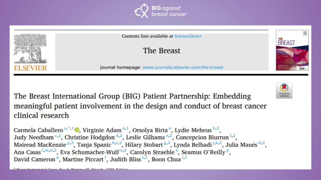 BIG Against Breast Cancer