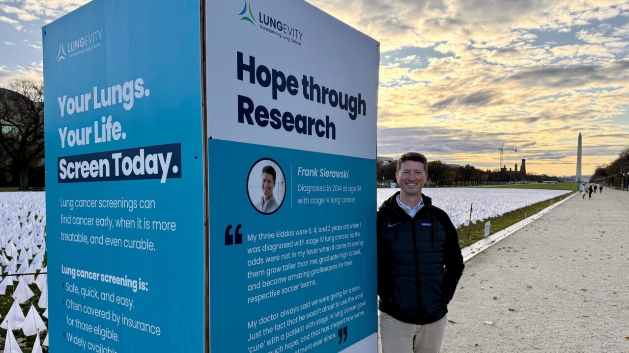 Frank Sierawski: Honoring Lives Lost to Lung Cancer with LUNGevity Foundation
