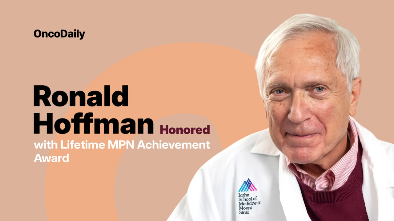 Professor Ronald Hoffman Honored with Lifetime MPN Achievement Award 2025