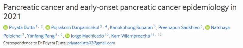 Pancreatic Cancer 