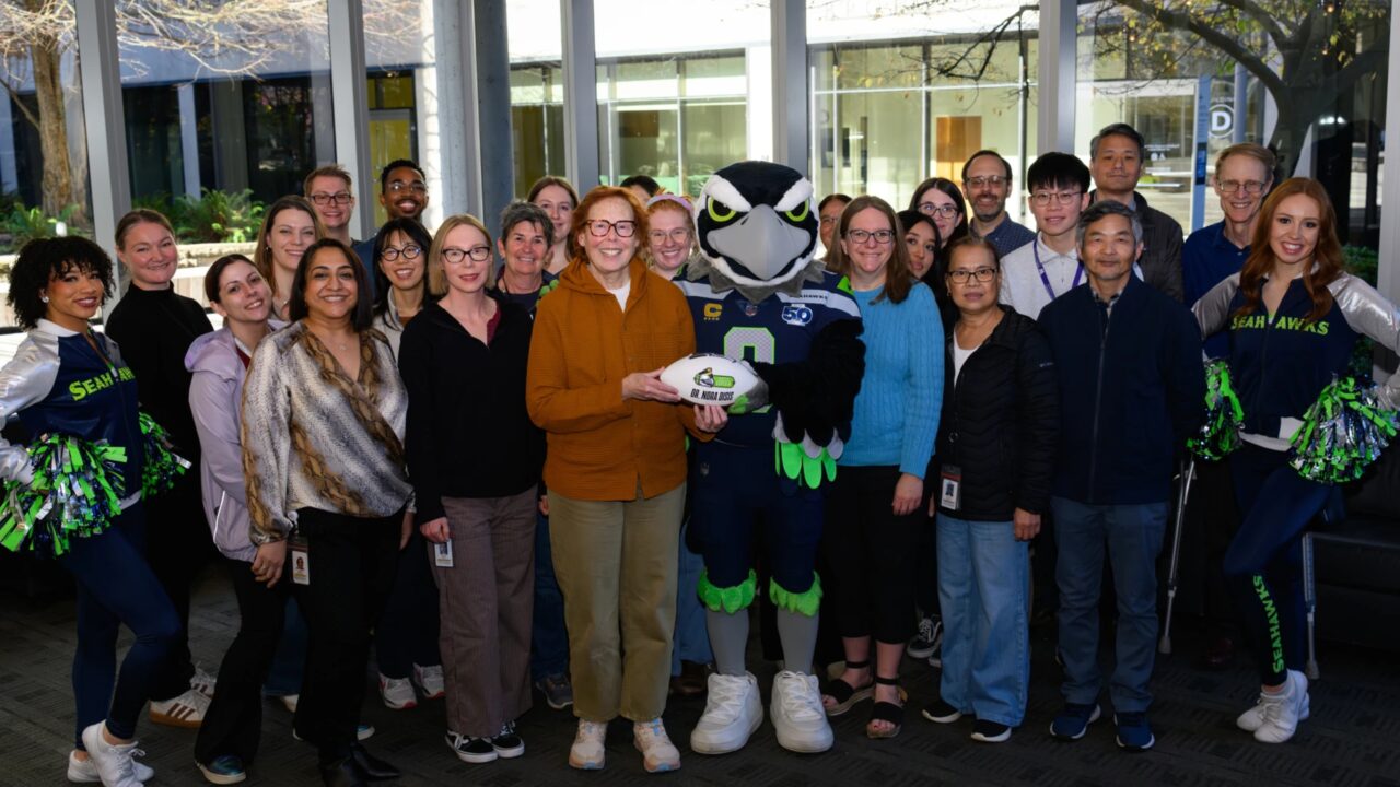 Celebrating Dr. Nora Disis as a Seahawks’ Delta Community Captain – UW Cancer Vaccine Institute