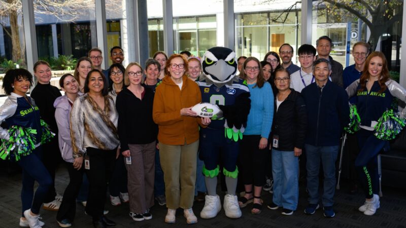 Celebrating Dr. Nora Disis as a Seahawks’ Delta Community Captain – UW Cancer Vaccine Institute