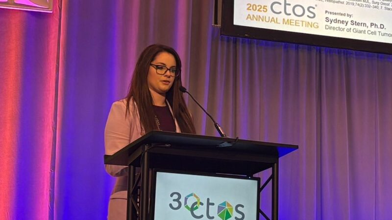 Giacomo G Baldi: Another Outstanding Presentation by Sydney Stern on the TGCT at CTOS25