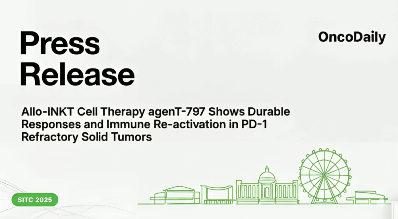 MiNK Therapeutics Reports Durable Responses with Allo-iNKT Cell Therapy agenT-797 in PD-1–Refractory Solid Tumors at SITC 2025