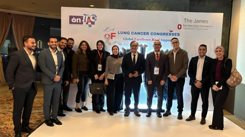 Mohamed Emam Sobeih: Delivering a Lecture on Targeting BRAF-Mutant NSCLC