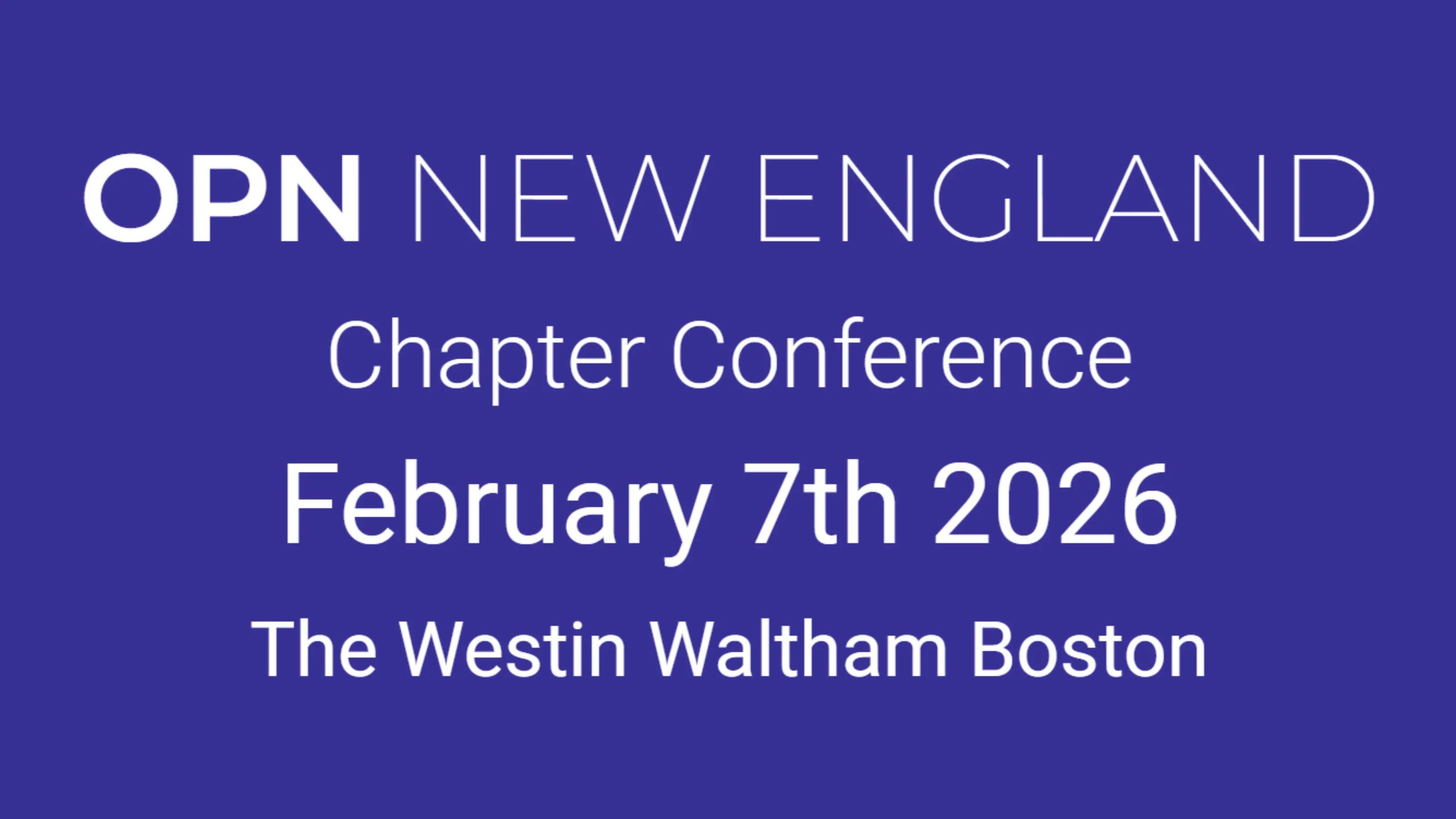 OPN New England