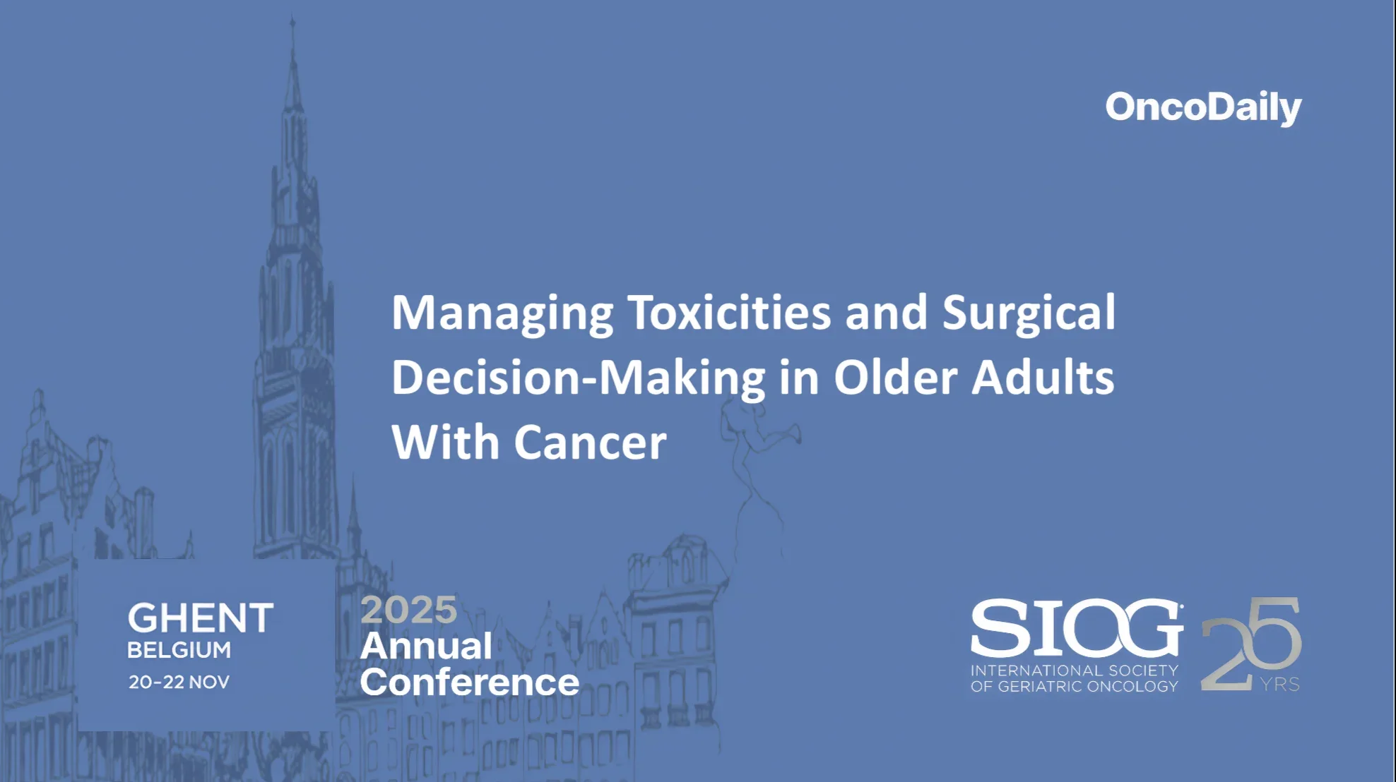 SIOG 2025 OncoDaily 2025 
