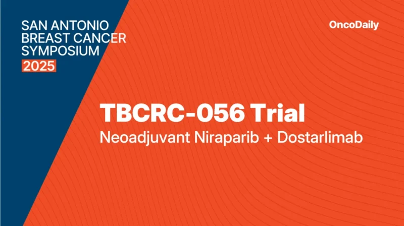 TBCRC-056 Trial: Neoadjuvant Niraparib Plus Dostarlimab in gBRCA/PALB2-Mutated Breast Cancer