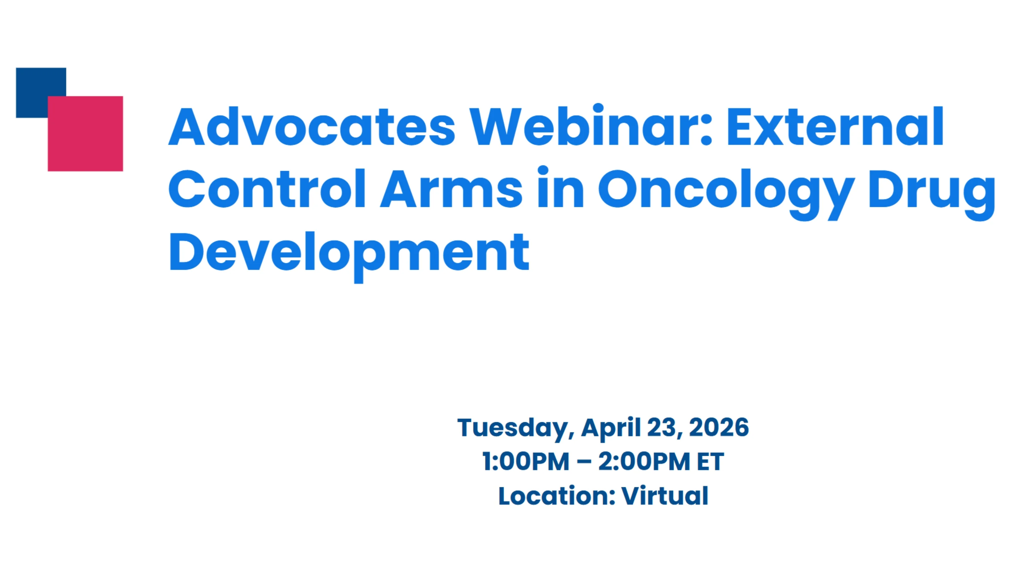 Advocates Webinar
