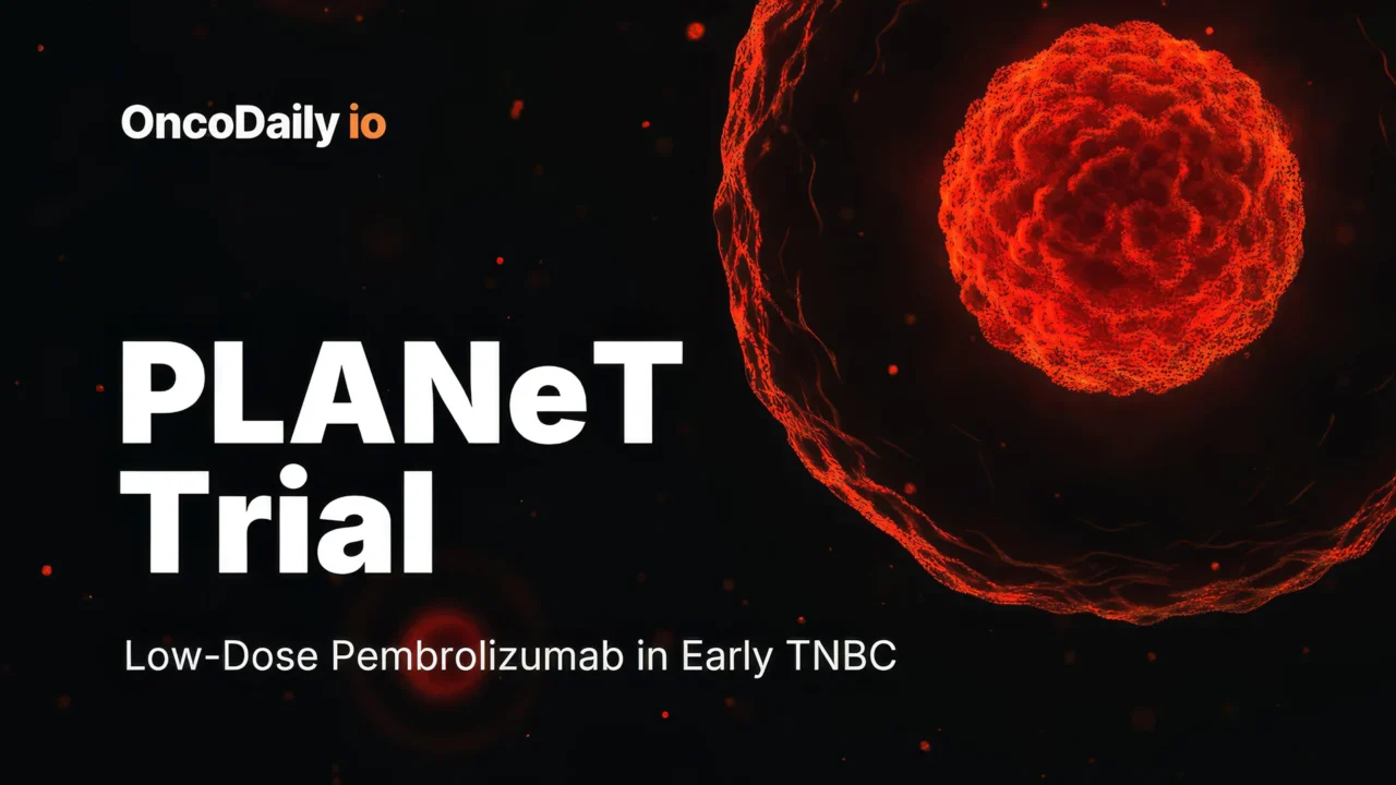 PLANeT Trial: Low-Dose Pembrolizumab Plus Neoadjuvant Chemotherapy in Localized TNBC