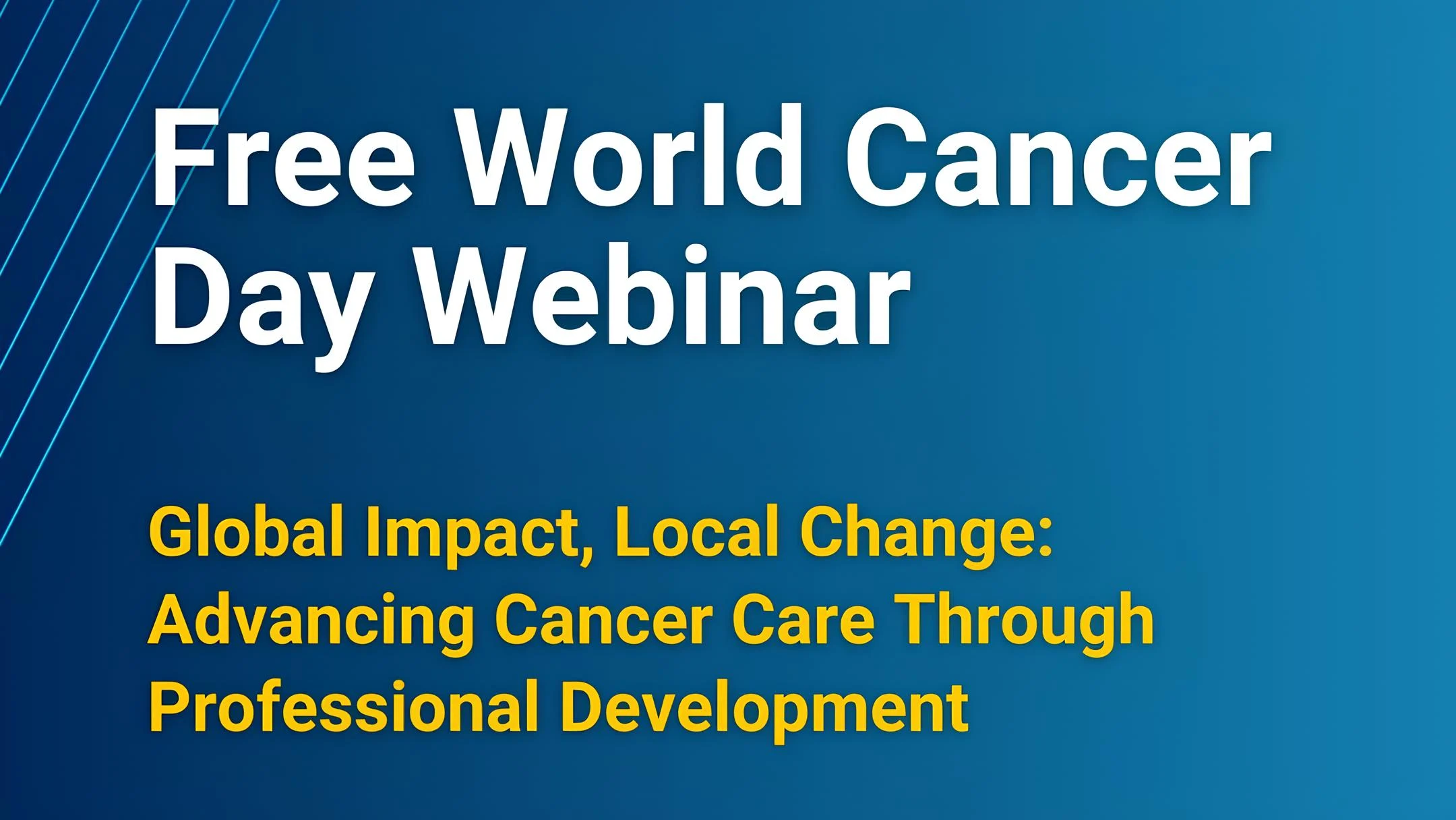 Advancing Cancer Care